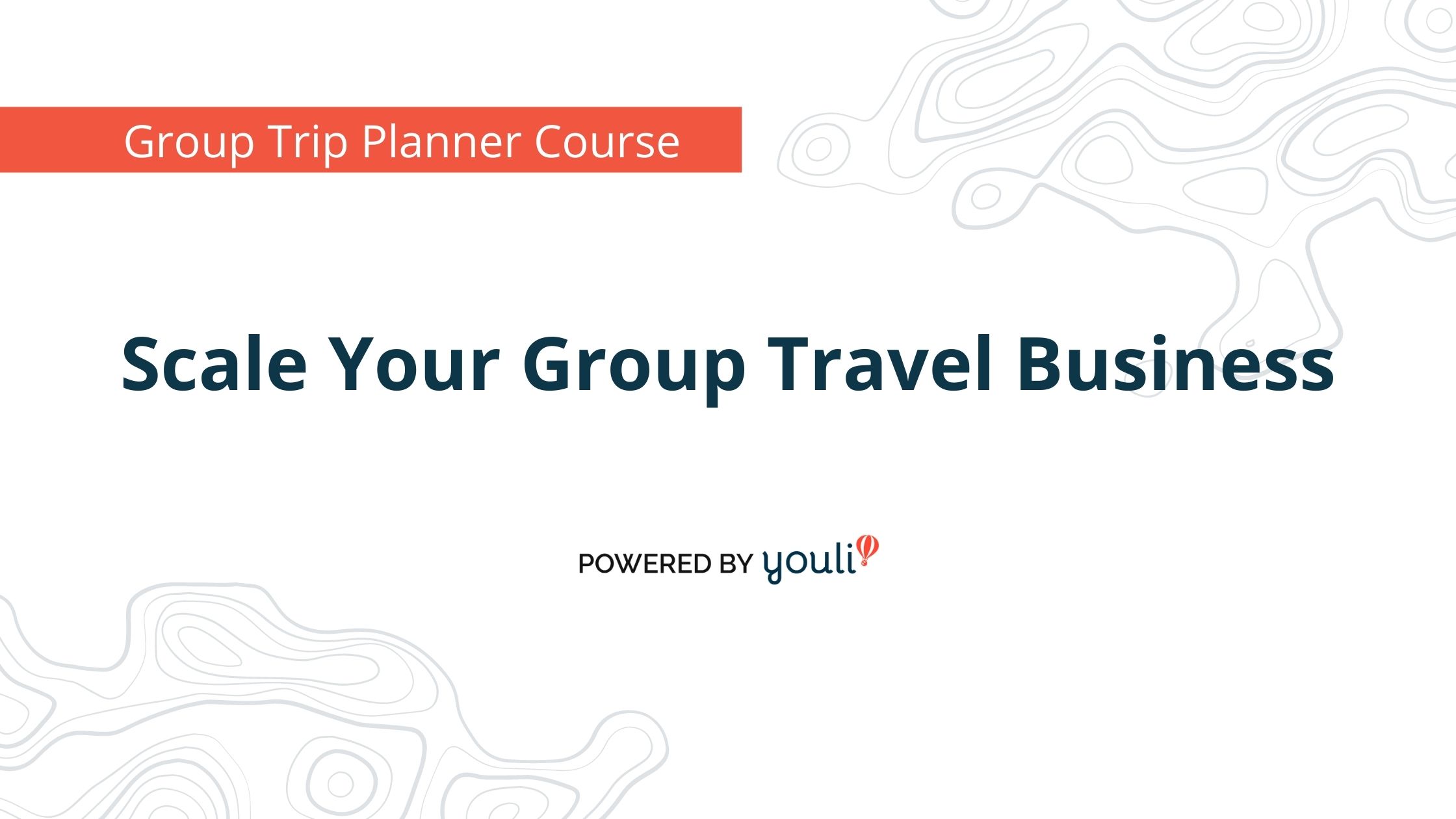 Scale Your Group Travel Business Planner Course Production
